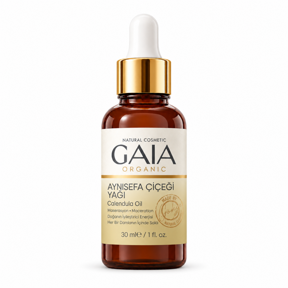 Organik Aynısefa Çiçeği Yağı 30 ml – Hassas Cilt Bakım Yağı