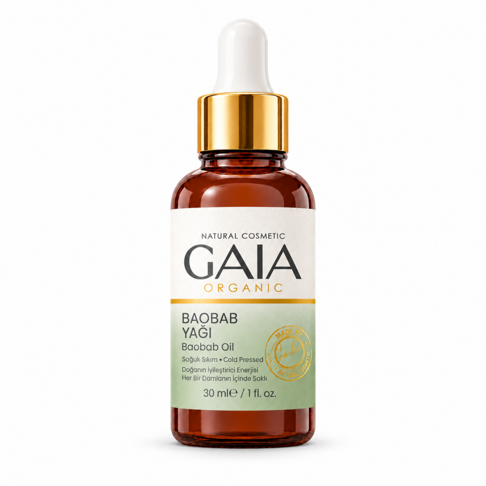 Organik Baobab Yağı 30 ml – Cilt ve Saç Bakım Yağı