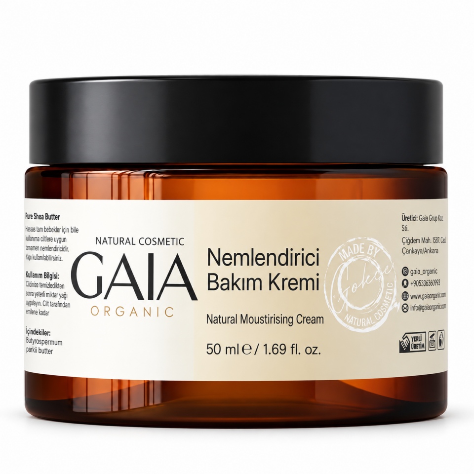 Doğal Nemlendirici Bakım Kremi